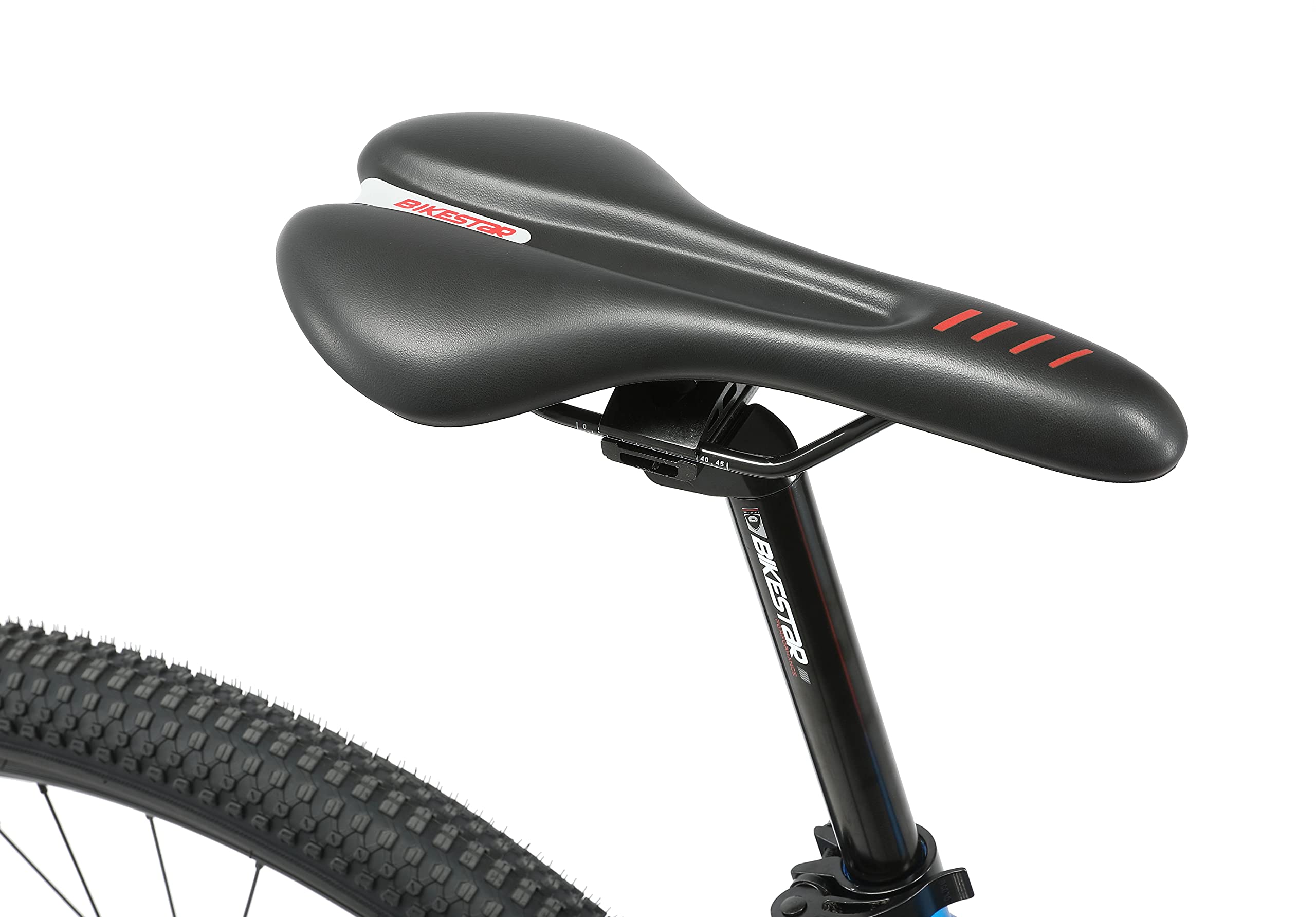 BIKESTAR VTT en Aluminium, Frein à Disque, 21 Vitesses Shimano, 27.5 Pouces | Mountainbike Cadre 14, 16, 18" Pouces MTB Suspension Avant