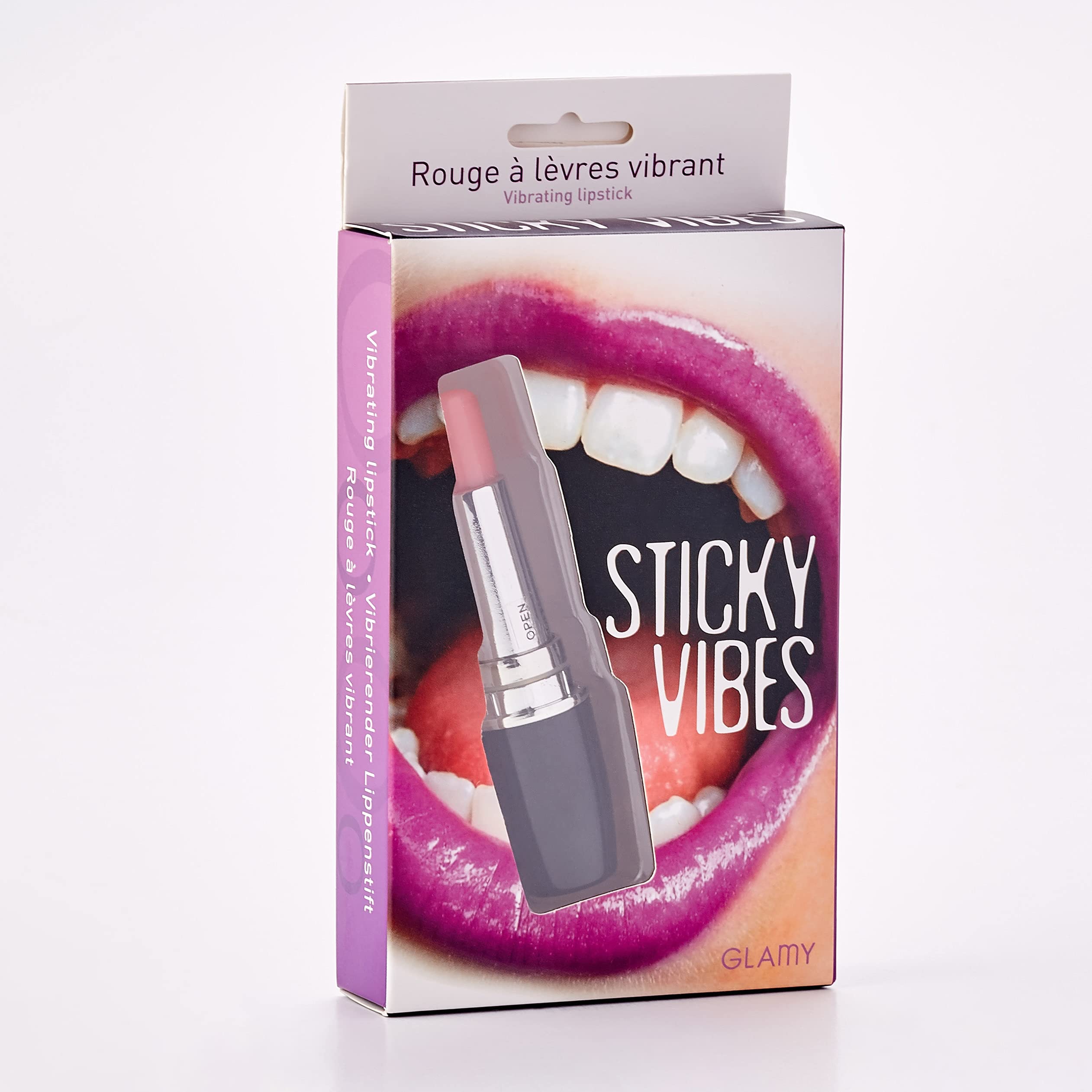 Glamy Vibromasseur Rouge  Levres Noir : Amazon.fr: Hygine et Sant