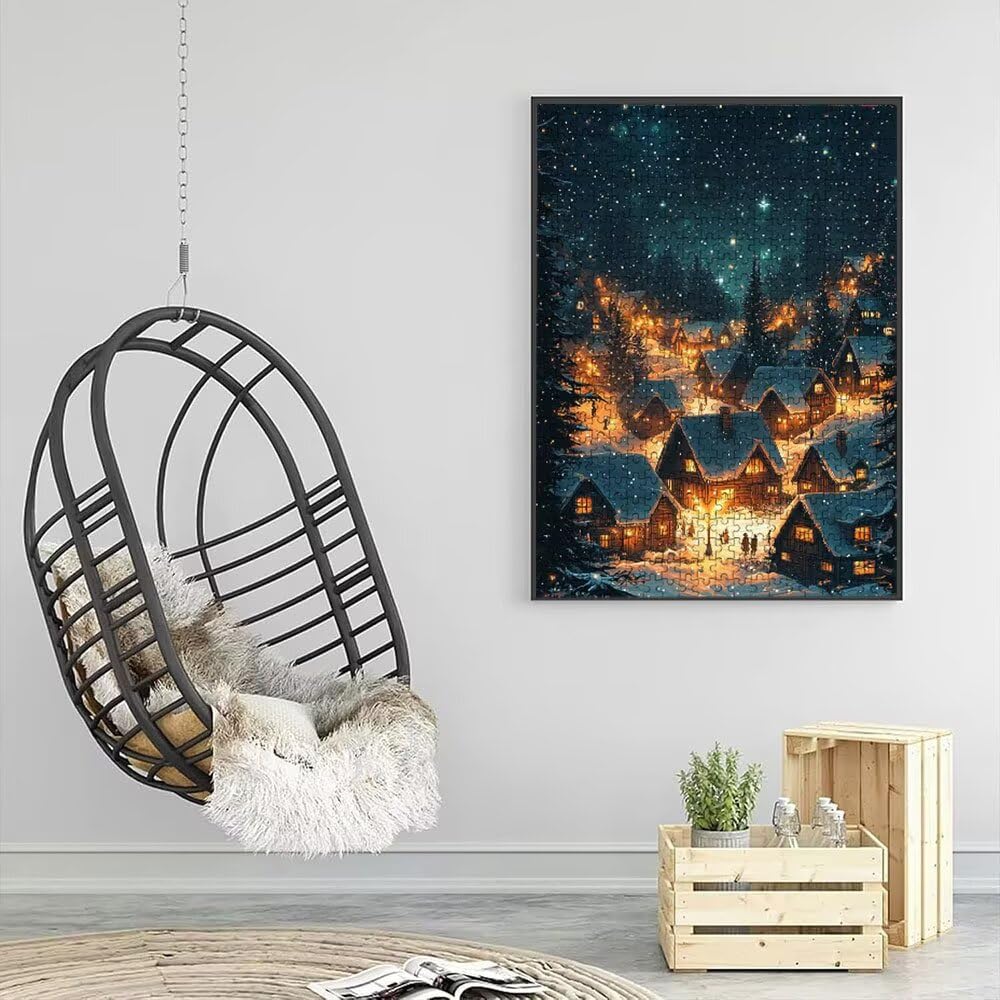 Puzzle 4000 Pezzi, Stelle Neve 3D Puzzle per Adulti Impegnativo, Educa Puzzles Artistico, Divertente E Stimolante Puzzles Decorativo per La Famiglia, Regalo e Decorazione Pareti DX0YL6-966