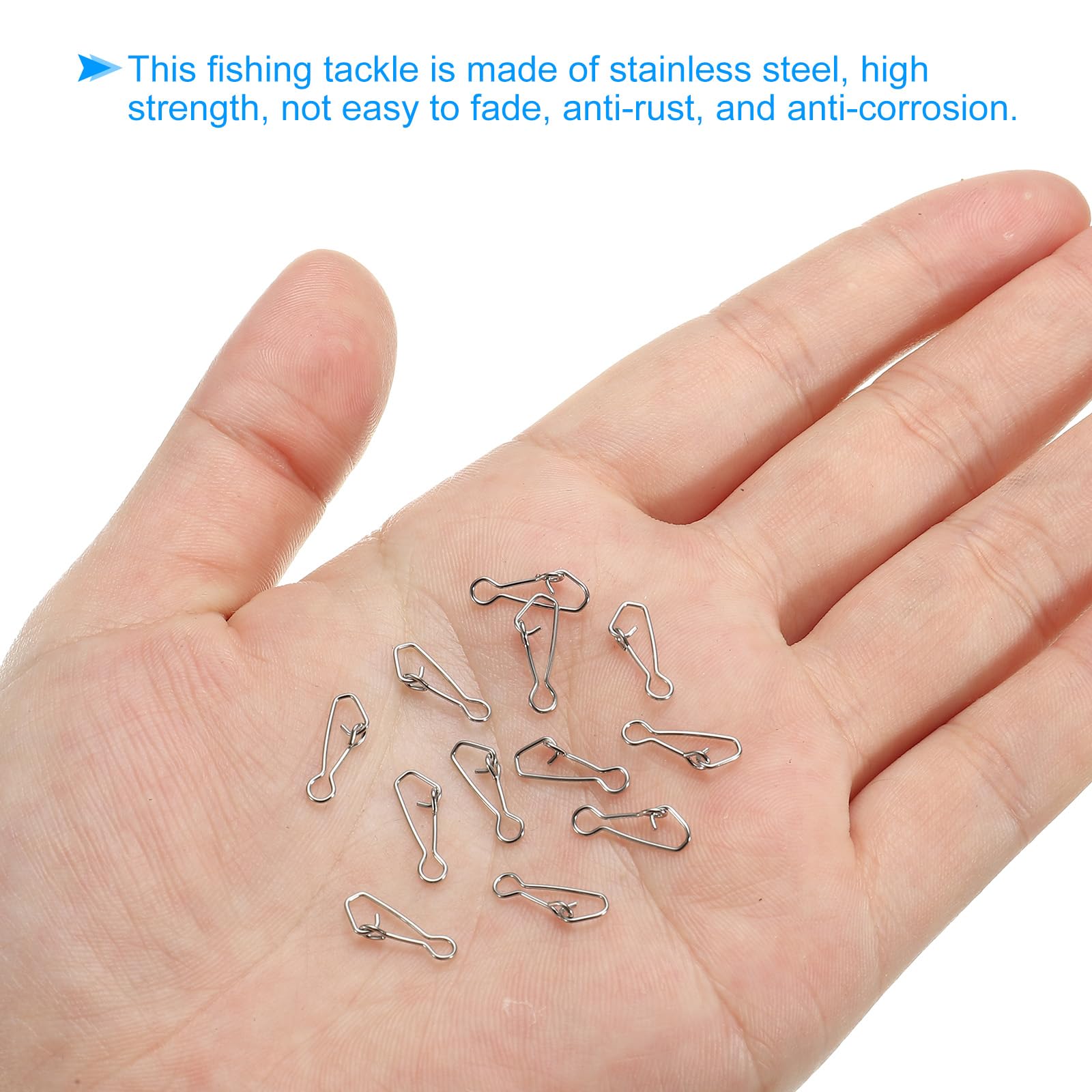 0 Pêche Verrouillage Boutons-pressions, 100 Kit Agrafes