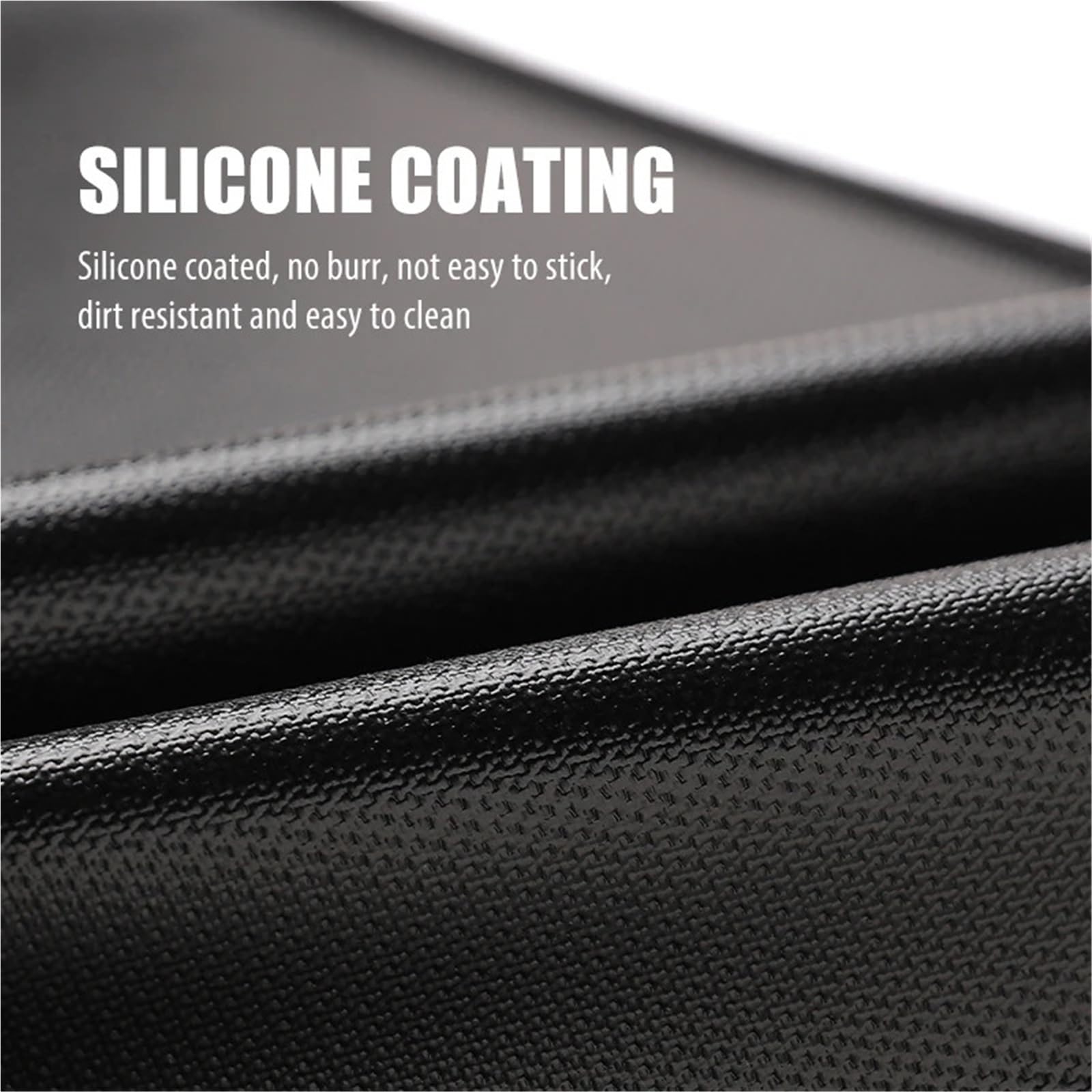 Tappeti Per Camino Coperta in fibra di vetro for saldatura Panno copertura Isolamento resistente al calore Tappetino da picnic rivestito in silicone(XL-100x60cm)