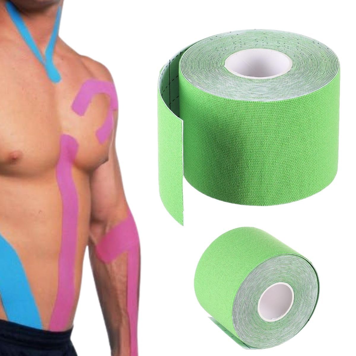 See full amazon price history chart for Healthtrek Kinesiology Tape for Physiotherapy Breathable 100% Latex-Free Tape (5m x 5cm) - Waterproof Athletic Sports Tape for Injury, Muscle Support, Pain Relief, Joint Support, and Physiotherapy (Green) Healthtrek Kinesiology Tape for Physiotherapy Breathable 100% Latex-Free Tape (5m x 5cm) - Waterproof Athletic Sports Tape for Injury, Muscle Support, Pain Relief, Joint Support, and Physiotherapy (Green) (B089FCJDM9) Amazon Price History, Amazon Price Tracker
