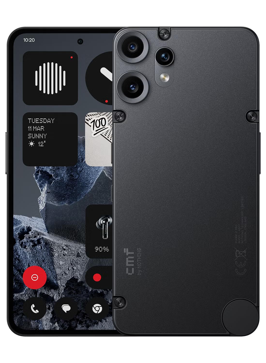 CMF by Nothing Phone 1 8GB RAM 128GB ROM, Black, 6.67” AMOLED