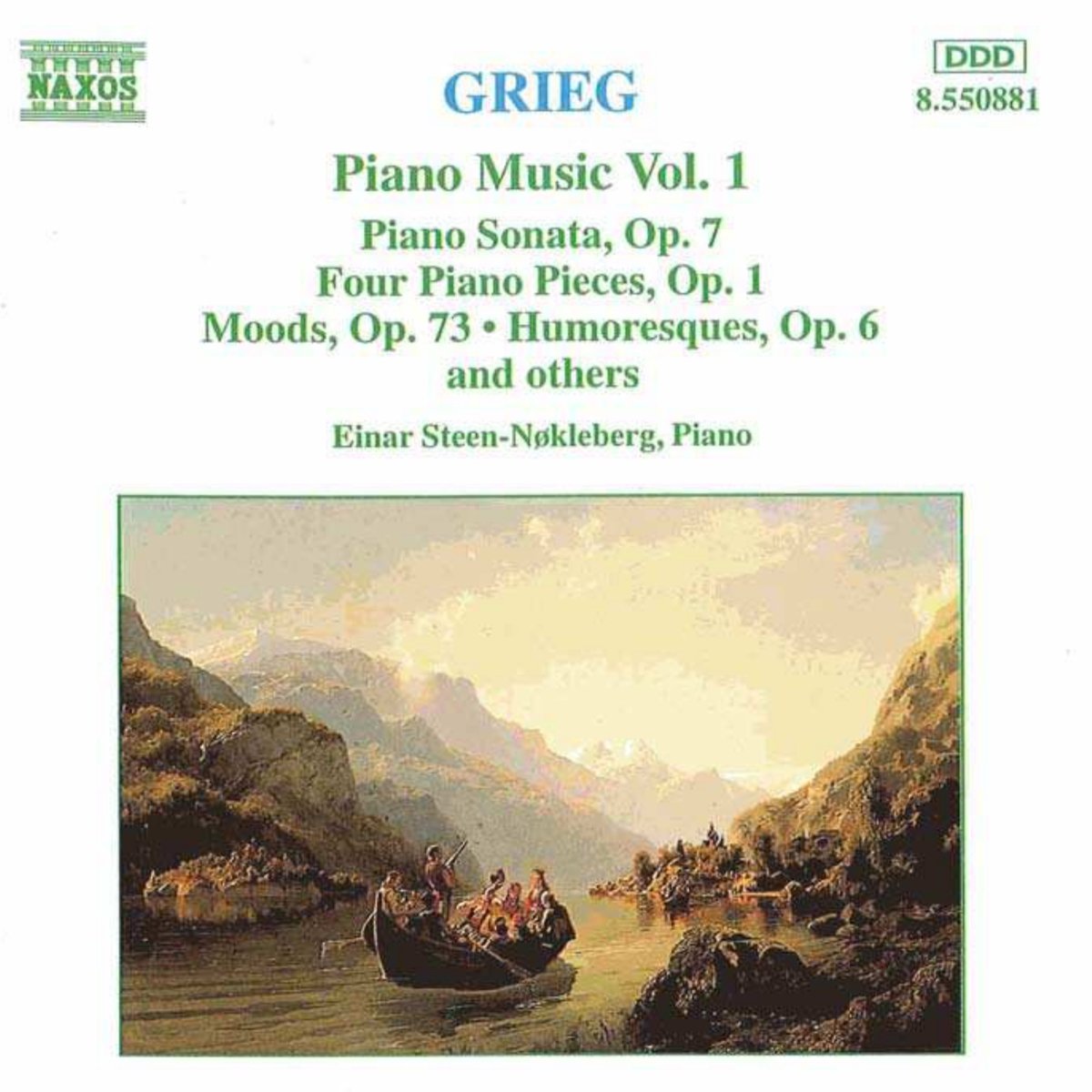 GRIEG: Piano Sonata, Op. 7 / Stimmungen / 4 Piano Pieces, Op. 1