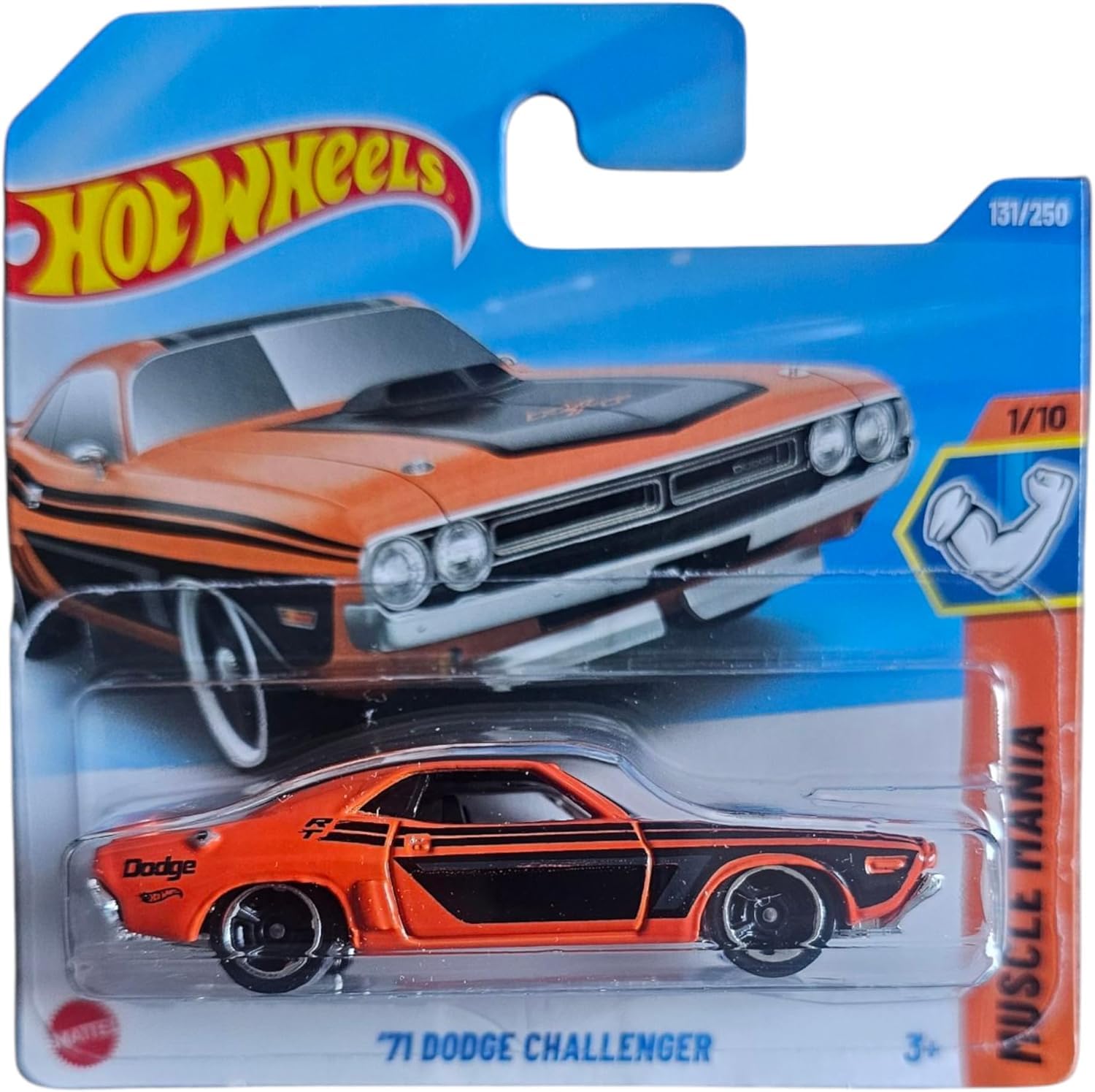 【Hot Wheels】Dodge Challenger Hot Wheels '71 Dodge Challenger, Orange and Black : Amazon.in
