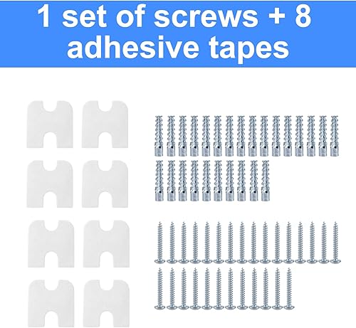 Miniatura 5 de 70 piezas de repuesto para puerta de bebé, piezas de extensiones retráctiles para puerta de bebé, extensor de puerta de bebé, kit de montaje para