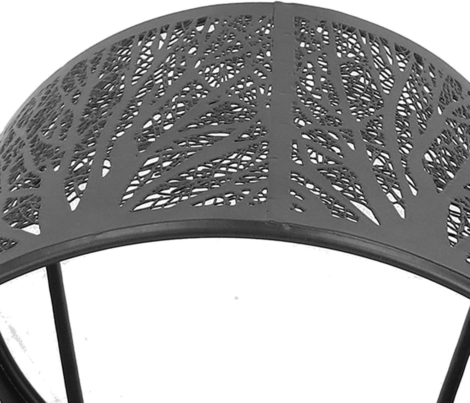 Mini E27 Wrought Iron Lampshade for Table Lamp, Small Carved Forest Tree Shaped Lamp Shade, Fashion and Modern Styles Lamp Shades for Bedroom Table Floor Lamps