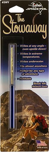 Miniatura 4 de Fisher Space Pen Stowaway - Bolígrafo espacial con clip color negro