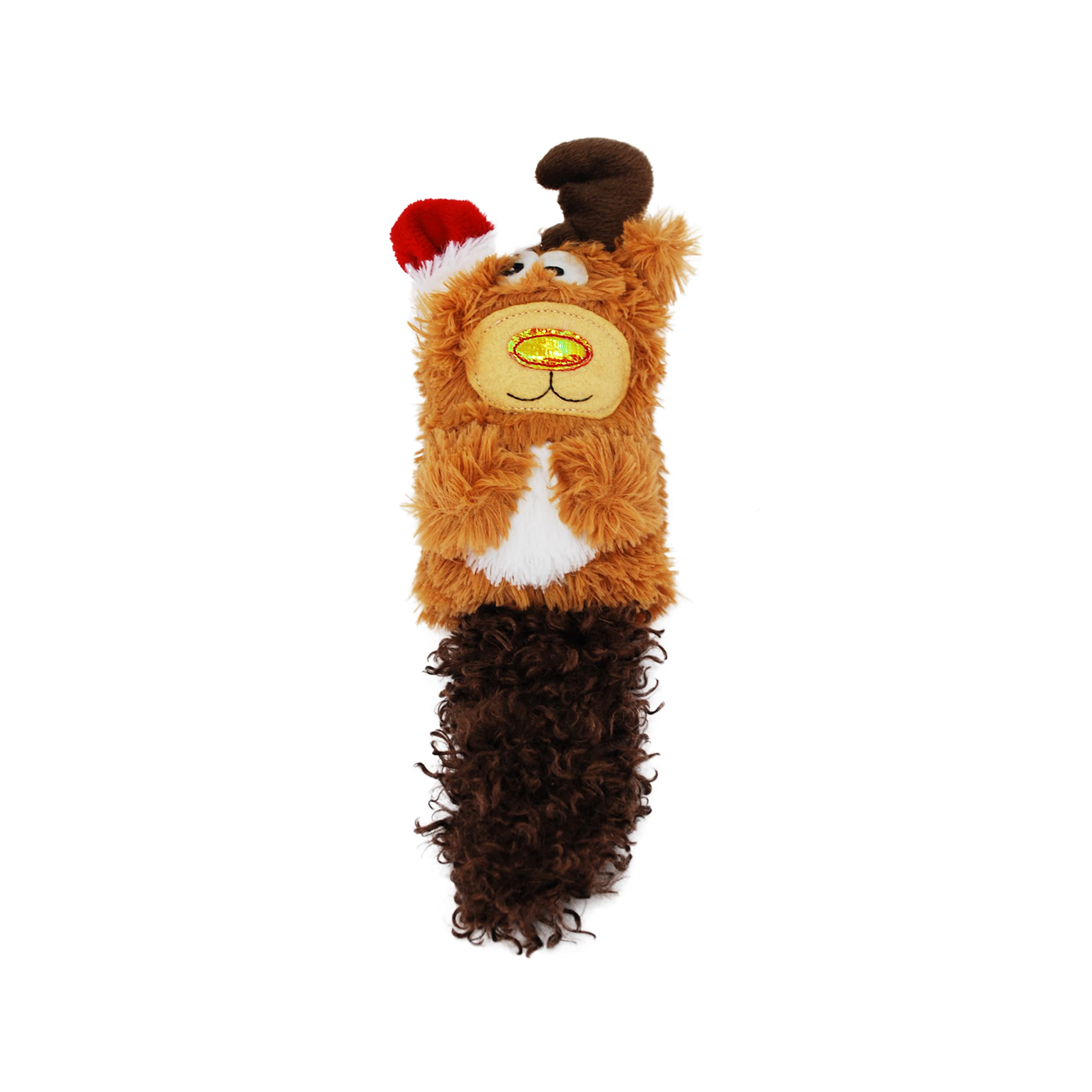 KONG Holiday Kickeroo Cat Toy – Reindeer or Snowman, Catnip-Filled, Christmas Plush Toy