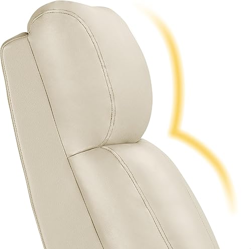 Miniatura 46 de Topeakmart Silla reclinable de piel sintética, ajustable, moderna, individual, con bolsillo, primavera, sala de estar, dormitorio, cine en casa,