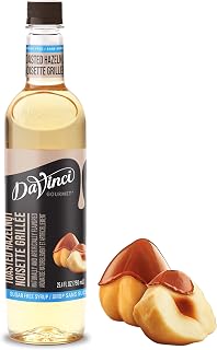 DaVinci Gourmet Sugar-Free Hazelnut Syrup 25.4 oz - Keto Friendly Zero Calorie Coffee & Drink Flavoring