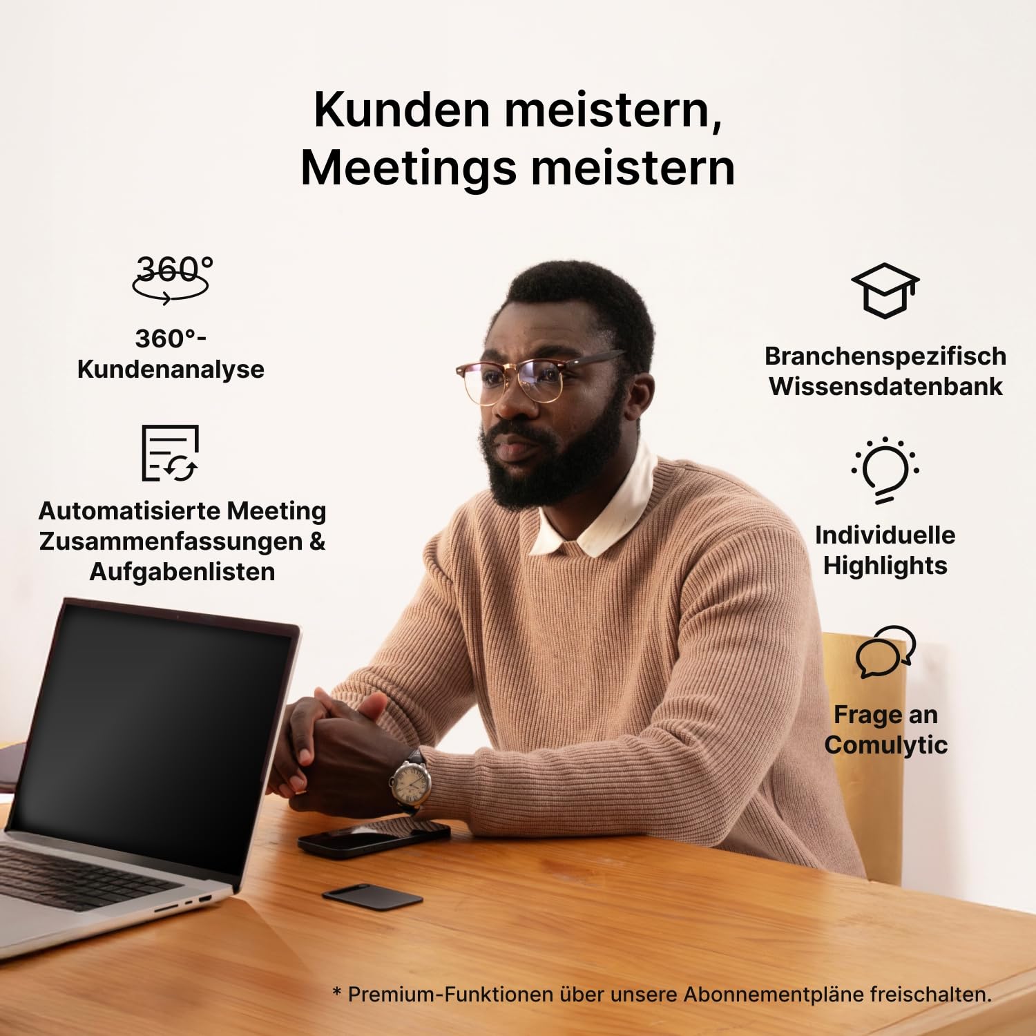 Comulytic Note Pro KI Digitales Diktiergerät mit Unbegrenzte Transkription & Zusammenfassen, Aufnahmegerät mit Schreibfunktion, 113 Sprachen, Voice Recorder für Meetings, Vorlesungen, Schwarz
