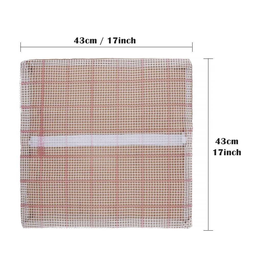 4 pezzi in bianco fermo gancio tappeto kit 43x43 cm gancio fermo tappeto tela cuscino fai da te cuscino copertura che fa forniture