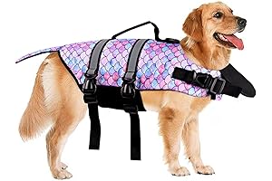 Mermaid Life Vest for Dogs: Unparalleled Safety and Comfort for Your Aquatic Companion