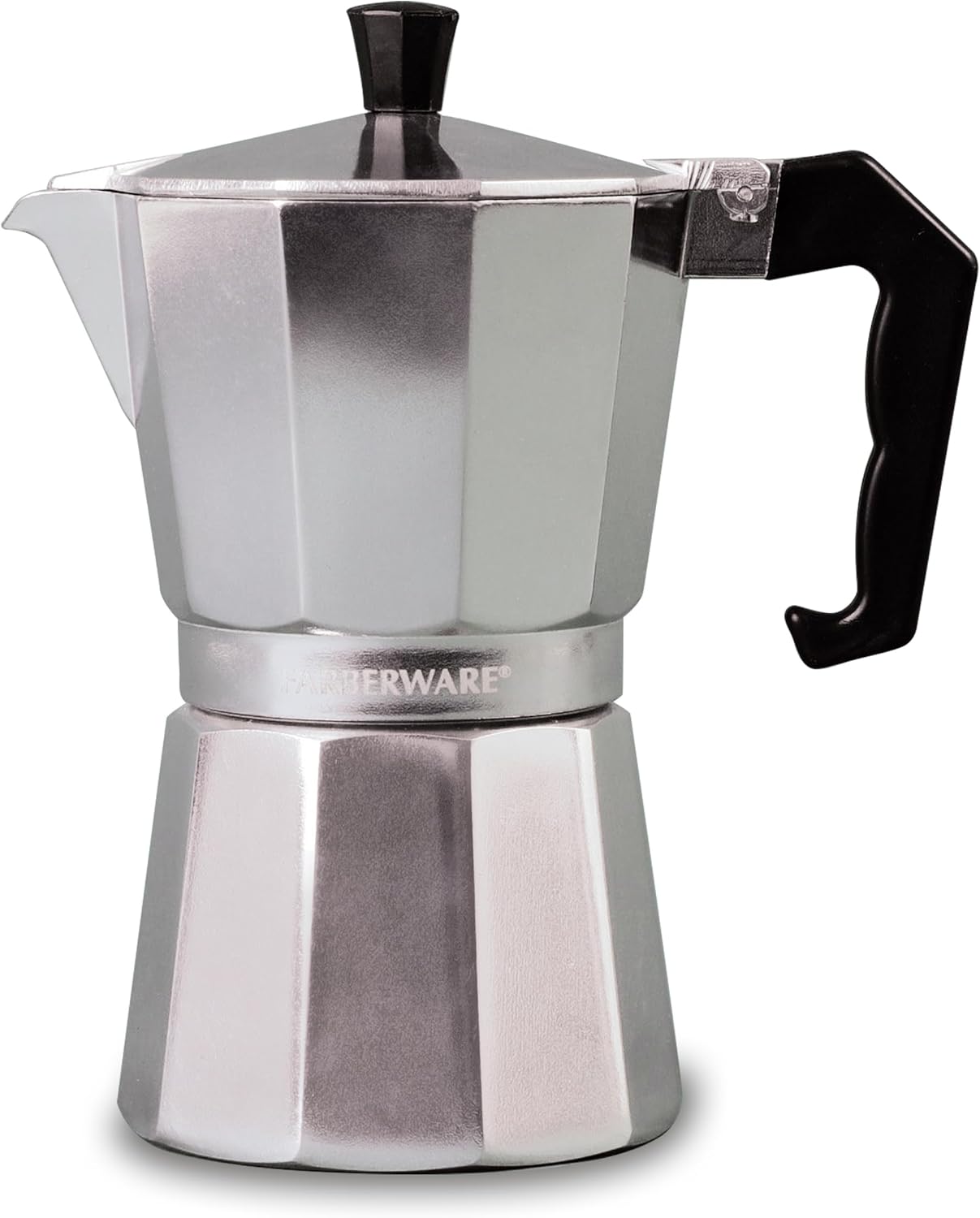 Farberware Aluminum Stovetop Espresso Maker, Moka Coffee