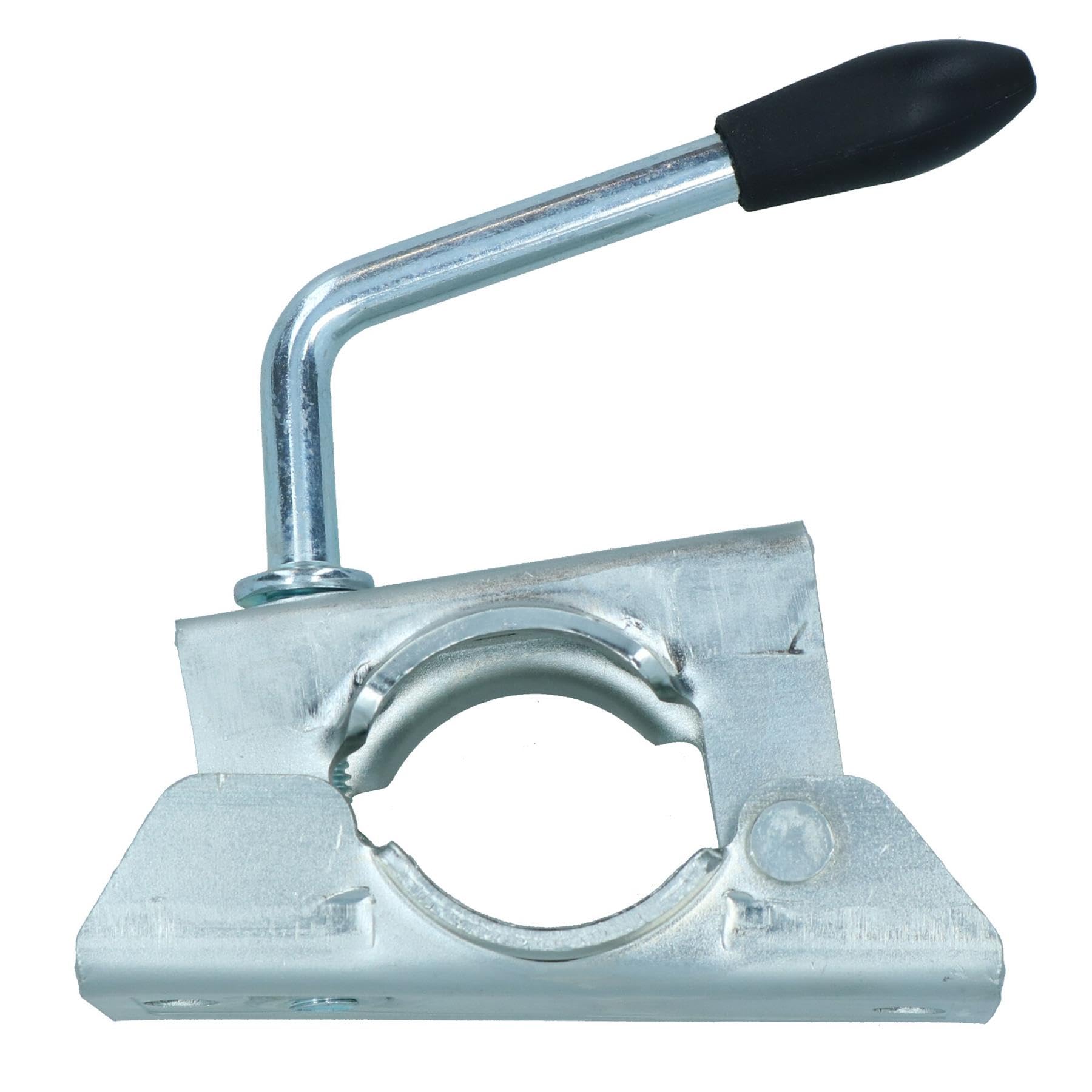 AB Tools Soporte estabilizador de caída de 48 mm x 700 mm para remolque y caravana con abrazadera, 2 unidades