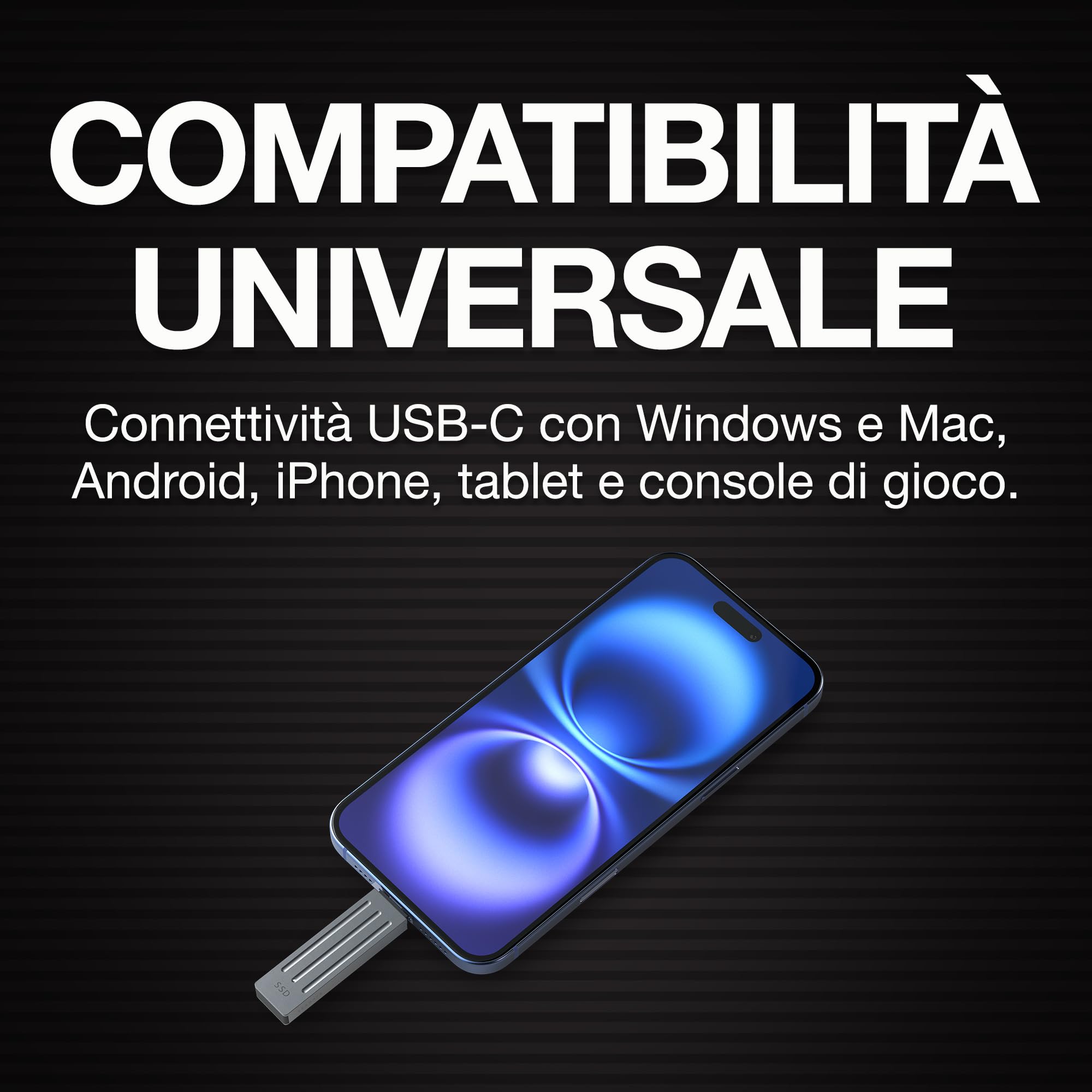 Seagate Ultra Compact 1TB, esterno SSD, 1000MB/s, USB 3.1 Typ C, Data Rescue Service (STMX1000400)
