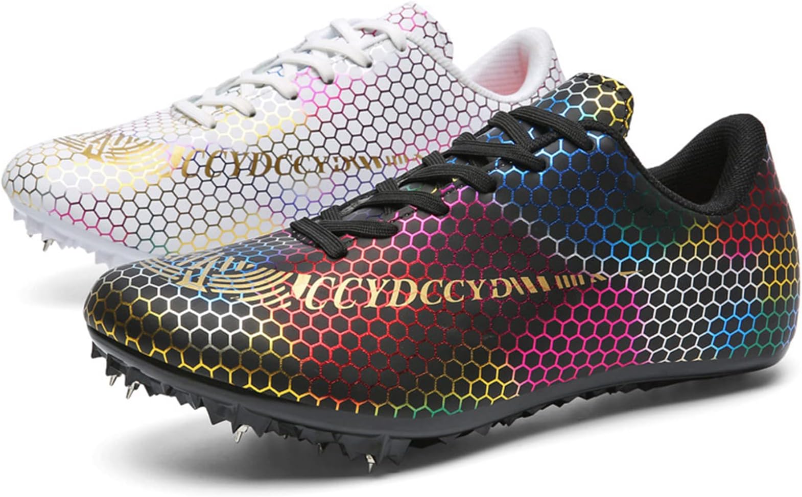 LuVlc Unisex Track Spike Shoes, Athletic Race Jumping Sneakers Professional Running Nail Spikes Sneaker