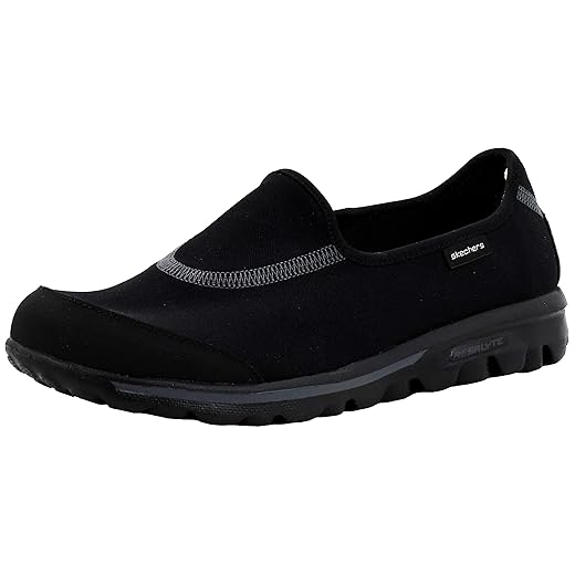 Skechers Performance Women's Go Walk Slip-On Walking Shoes, Black, 7.5 M US