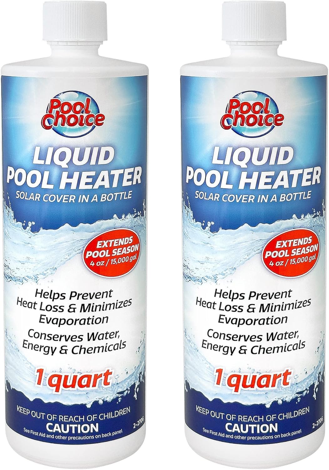 SpaChoice 1-Quart 2-Pack Premium Liquid Pool Heater Solar Cover in a Bottle, Liquid Solar Blanket for Pool-picture-32