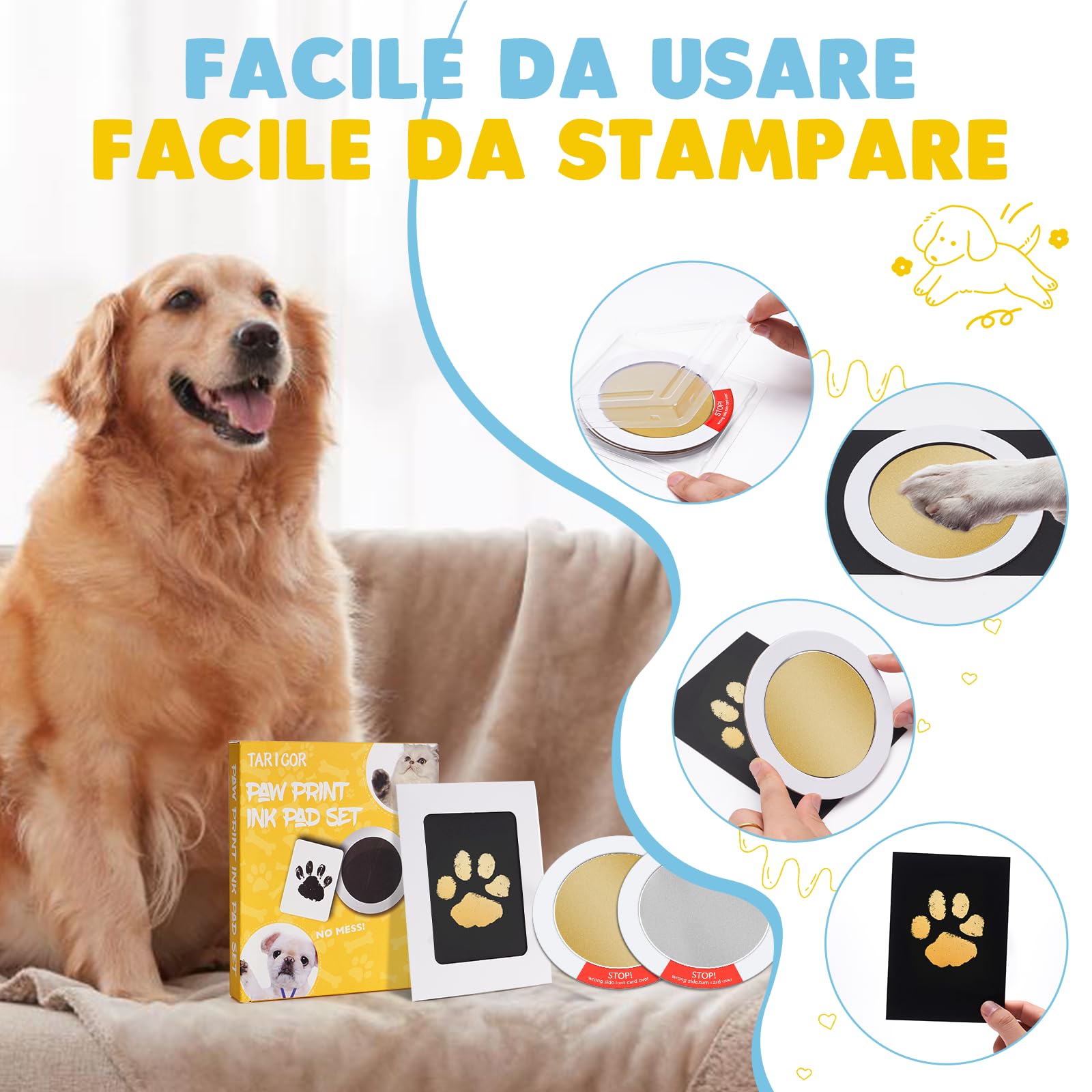 Trofeo Zampa D'Oro Per Cane E Gatto – Premio Personalizzabile Per Agility, Show E Miglior Pet, Incisione Inclusa!