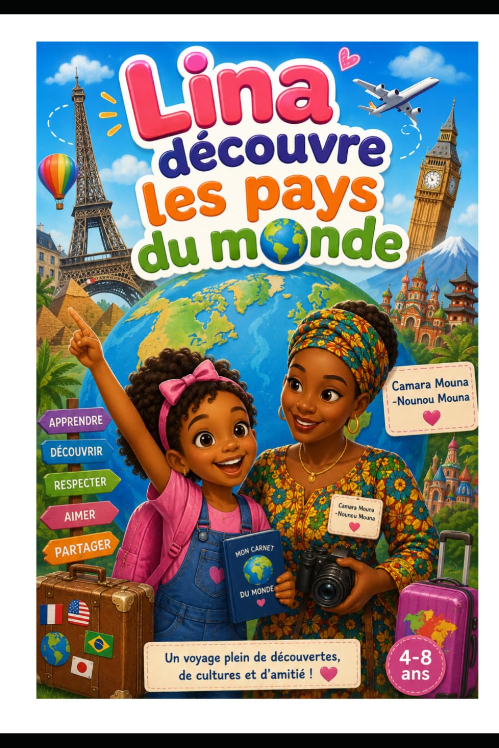 Lina découvre les pays du monde
