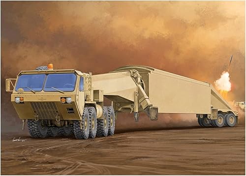 Trumpeter TRU01059 M983 Tractor con un kit de modelo de plástico con radar de banda TPY-2 X, varios