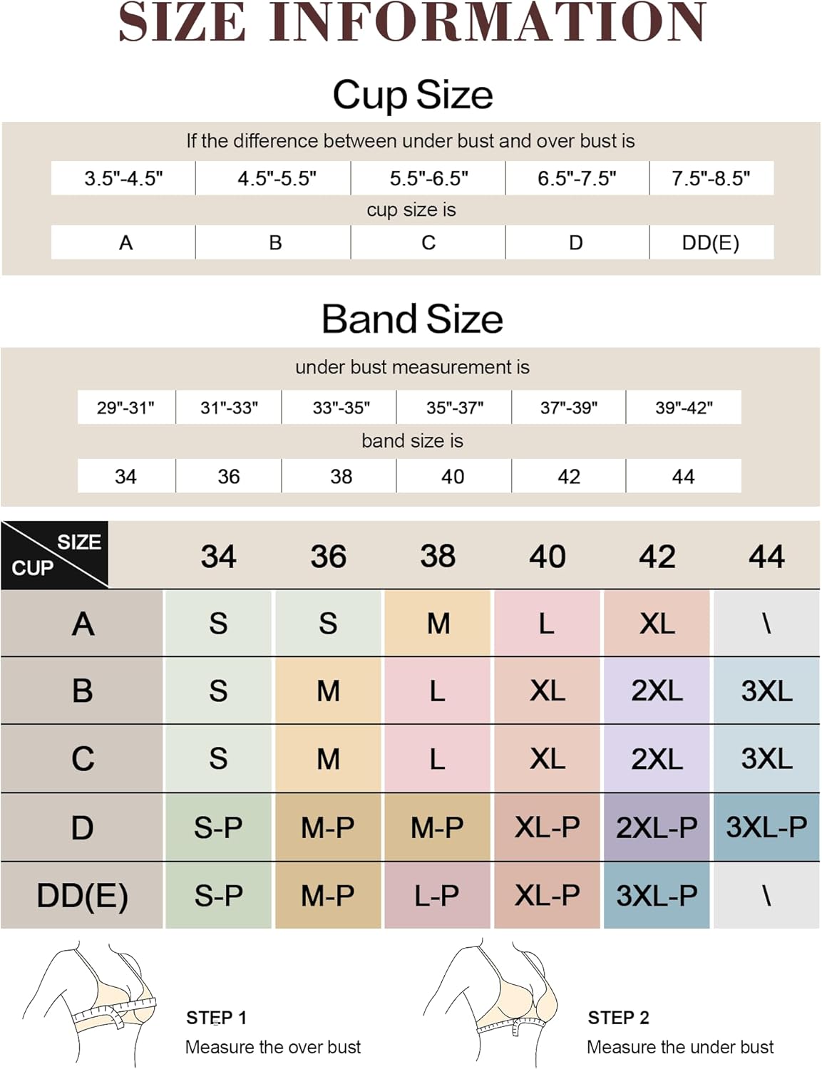 Wireless Bra for Women Support and Lift No Underwire Full Coverage Soft Comfort Regular Plus Size Bras - Image 7