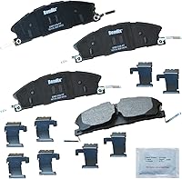 Vista 258 de Pastillas de Freno Delanteras Cerámicas Bendix Priority1 CFC430A para Modelos Selectos INFINITI G35, I30, Nissan 350Z, Altima, Juke, Maxima, Sentra