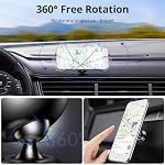 Syncwire Magnetic Car Phone Holder for Dashboard, Cell Phone Car Kits, 360° Adjustable Magnet Cell Phone Mount Compatible with iPhone, Samsung, LG, GPS, Mini Tablet and More (Must Use Metal Plate)