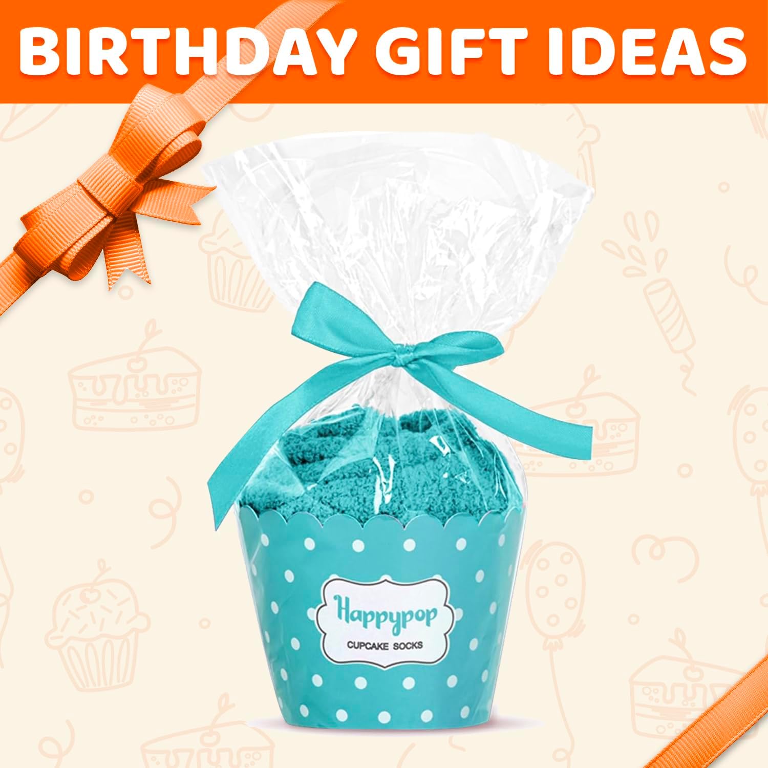 HAPPYPOP Birthday Gifts Ideas for Women - Gifts for 71-100 Year Old Female, Birthday Socks - Image 5