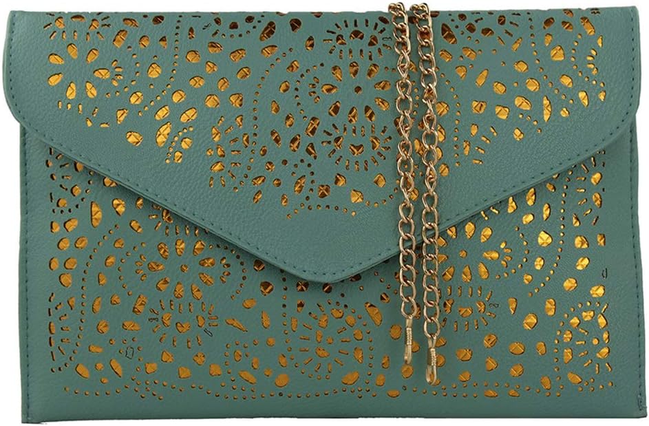 fashion women shoulder handbags chain bag (light green)