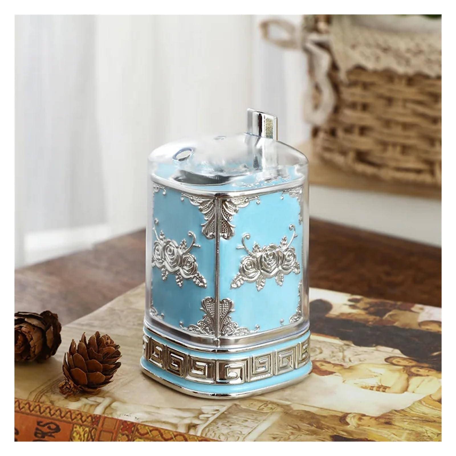 SHBHWS Creative Retro Press Type Toothpick Holder, Fashionable Box, Restaurant, Hotel, Household for Kitchen Restaurant(Color6)
