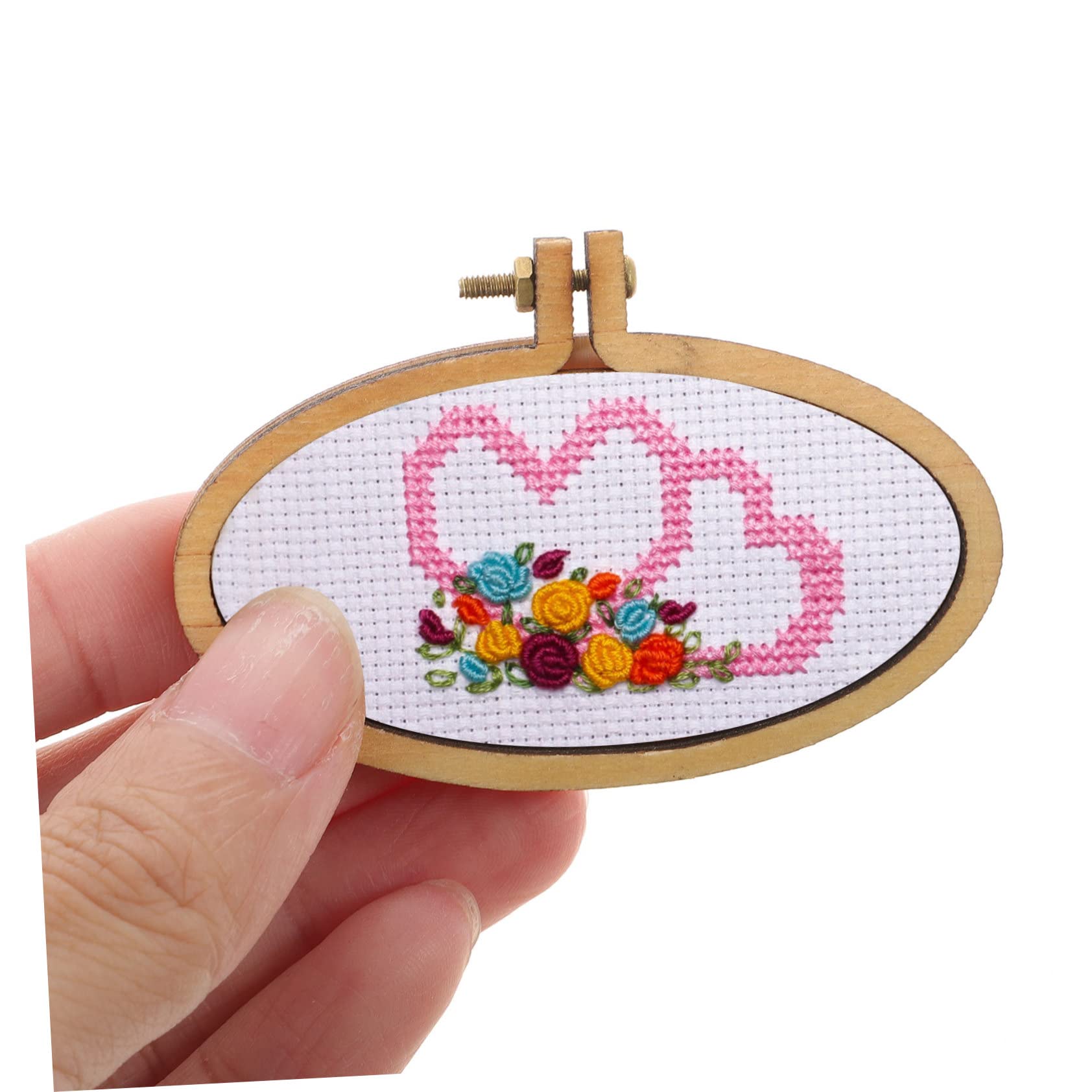 DIYEAH 32stücke Mini Stickrahmen Für Kreuzstich Und Schmuckgestaltung Dekorative Stickkreise Für Kreative Projekte Für Anfänger Und Bastelenthusiasten