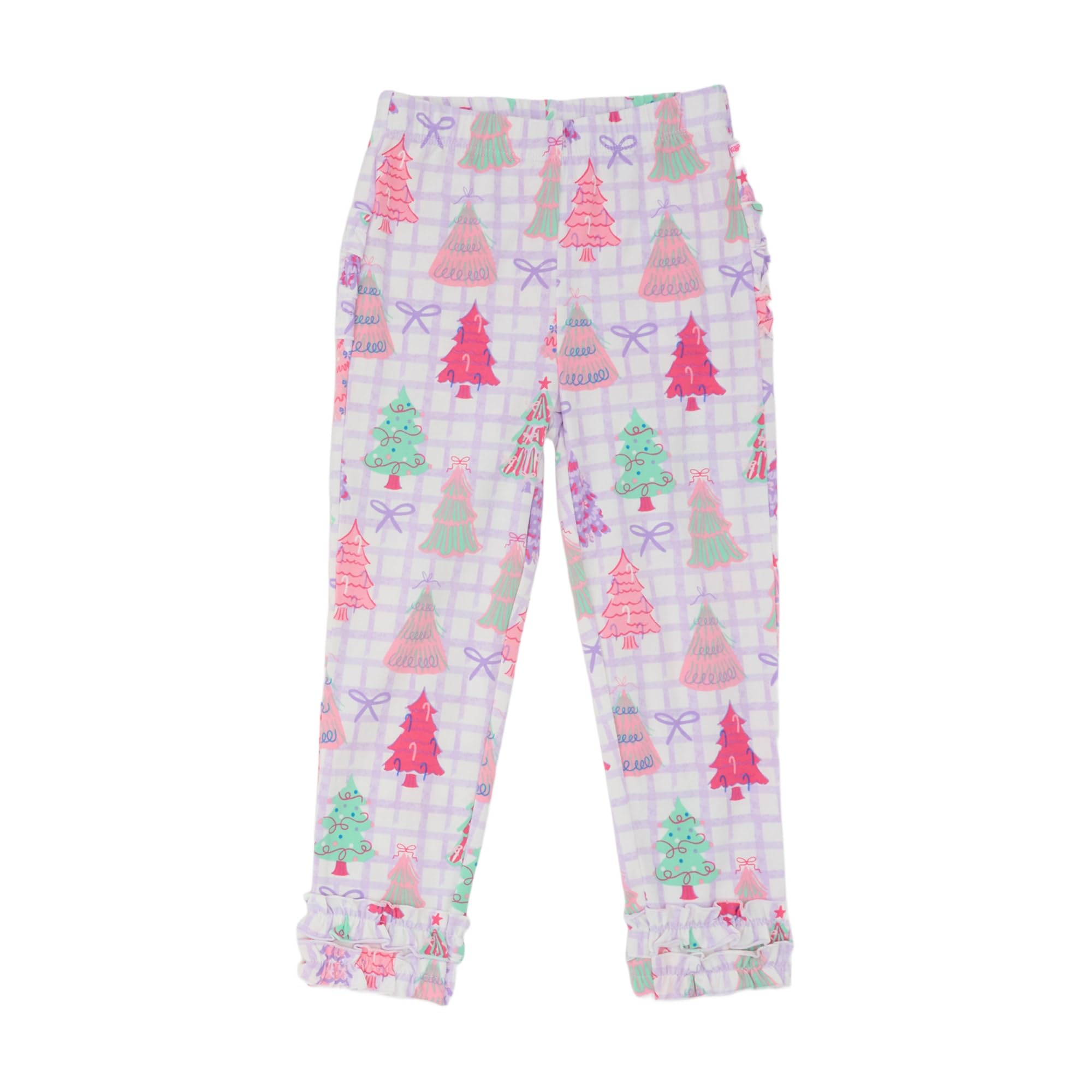 RuffleButts Baby/Toddler Girls Ruffle Leggings - Ankle Leggings