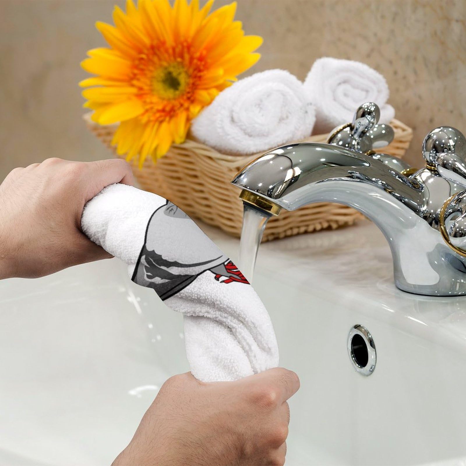 Amazon｜カワラバト 鳩 ハト ハンドタオル プリントタオル 軽量 大判