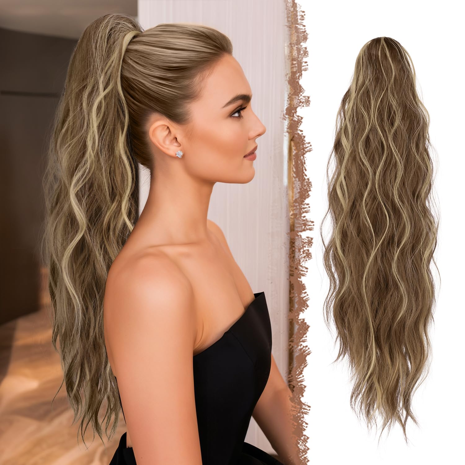FESHFEN Ponytail Extensions