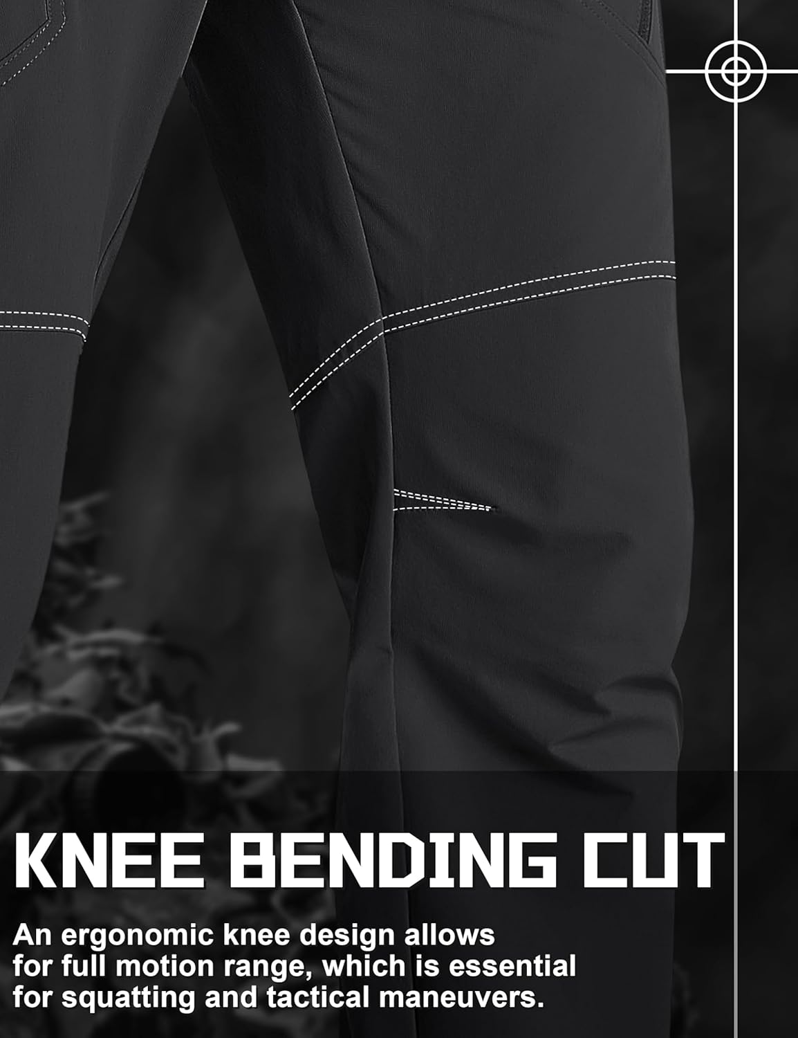 TACVASEN Men's Cargo Work Pants Construction Tactical Water Resistant Lightweight Outdoor Hiking Pants with 9 Pockets - Image 6