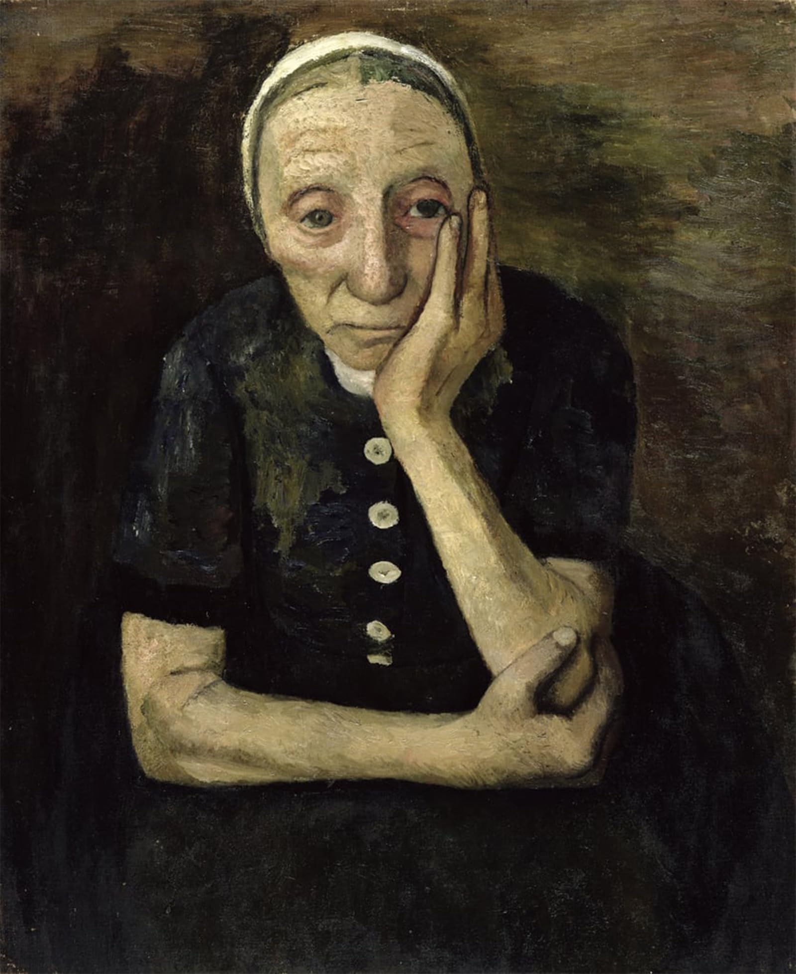SERENDIPITP Vintage Wall Art Canvas Nordic Poster Canvas Print Picture the Old Farmer by Paula Modersohn Becker Wall Art Poster for Home Decor 60x90cm