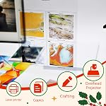 Uinkit 100 Sheets Laser Transparency Film 8.5x11 Color Transparent Paper OHP Clear Overhead Projector Film 8.5x11 for Laser Jet Printer Copier Copy Copies Photo A4 Letter Size 100 Pack A122