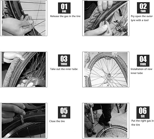 Miniatura 5 de CALPALMY (2 Sets) 20 Kids Bike Replacement Tires and Inner Tubes - Fits Most Kids Bikes Like RoyalBaby, Joystar, and Dynacraft - Made from BPALatex