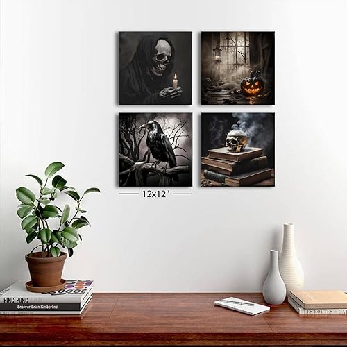 Miniatura 304 de Decoración rústica de cabaña, arte de pared de oso de vida silvestre, bosque, guardería, águila, lobo, alce, ciervo, imágenes para sala de estar,