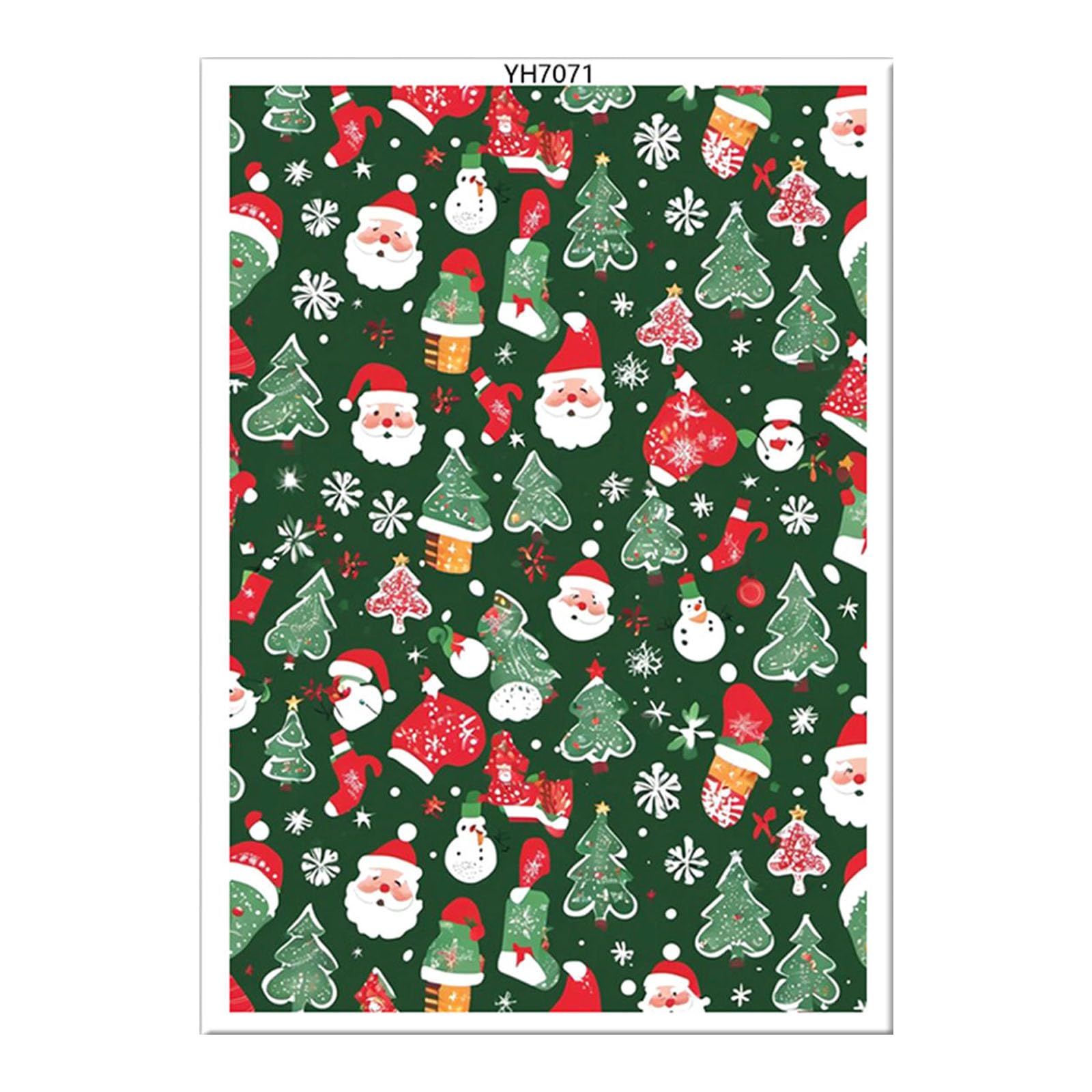 BFLKY Clay Transfer Paper Christmas Transfer Paper Clay Transfer Sheets For Earrings Jewelry Making Clay Transfer Paper Sheets
