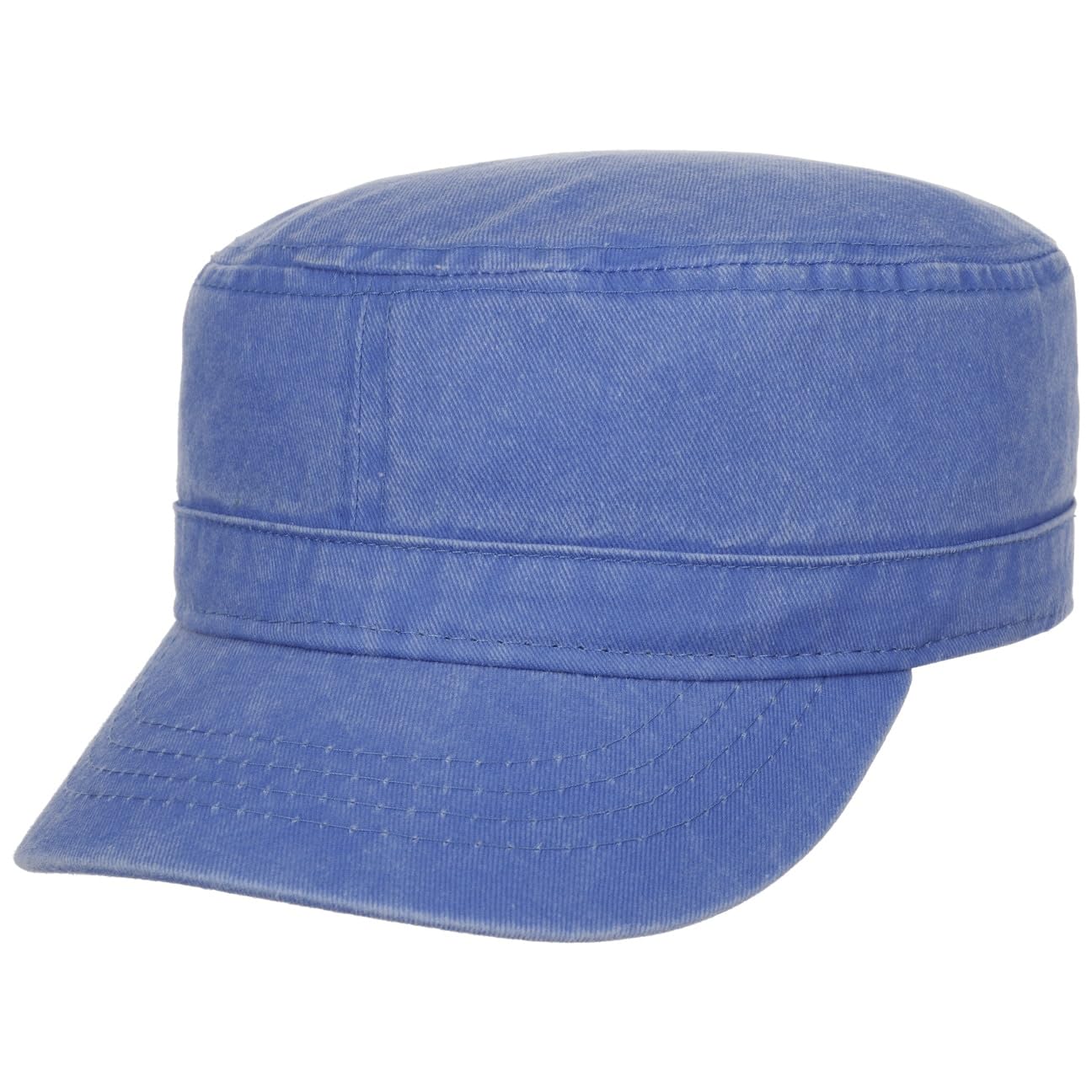 Lipodo Washed Cotton Army Cap Urban Unisex Summer Blue