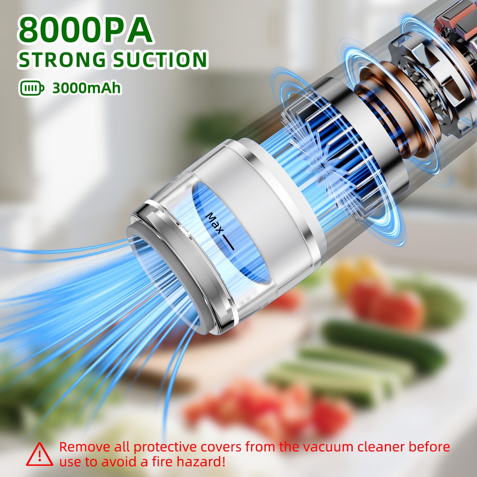 Machine à emballer sous vide compacte pour aliments avec 30 sacs réutilisables pour 10 fois de conservation et de fraîcheur (noir)