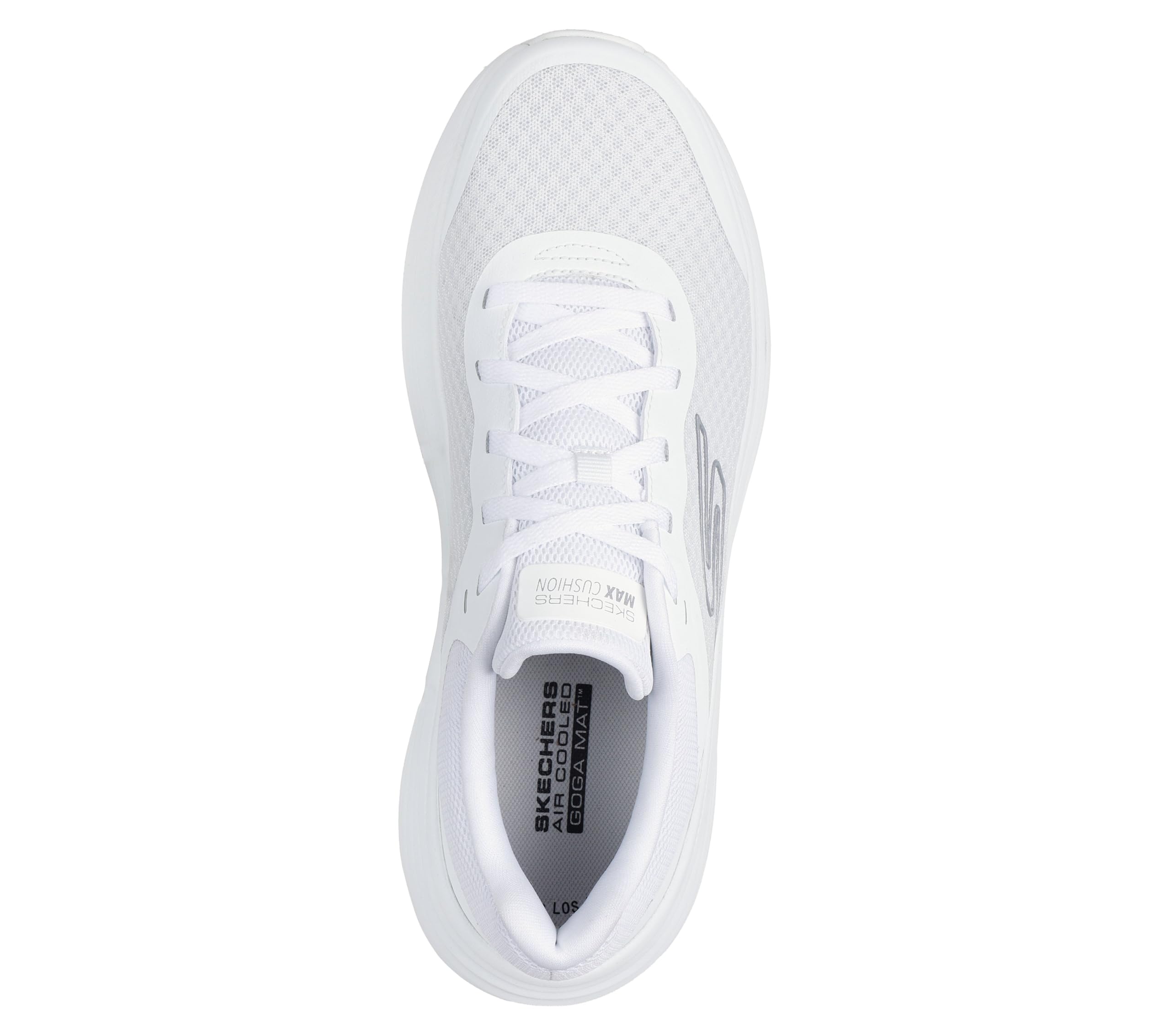 Skechers Herren Max Cushioning Endeavour Sneaker, Weiss/opulenter Garten, 44 EU – Ansicht 3