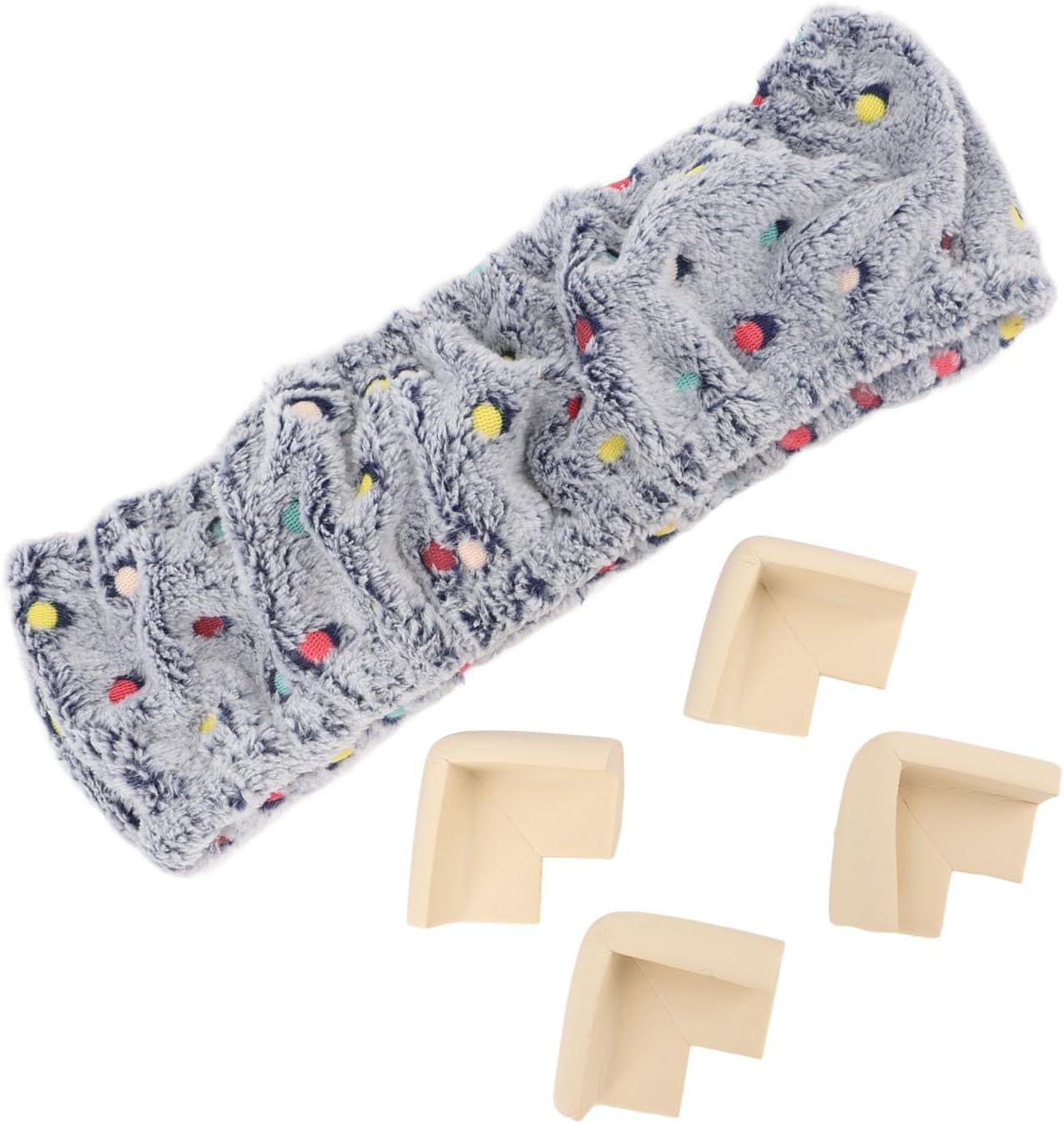 Qiilu Strip Frame Cover for Rug Hooking,Punch Needle Sewing Accessories,Flannel Protection for Crafting (Type 1 Dark Blue)