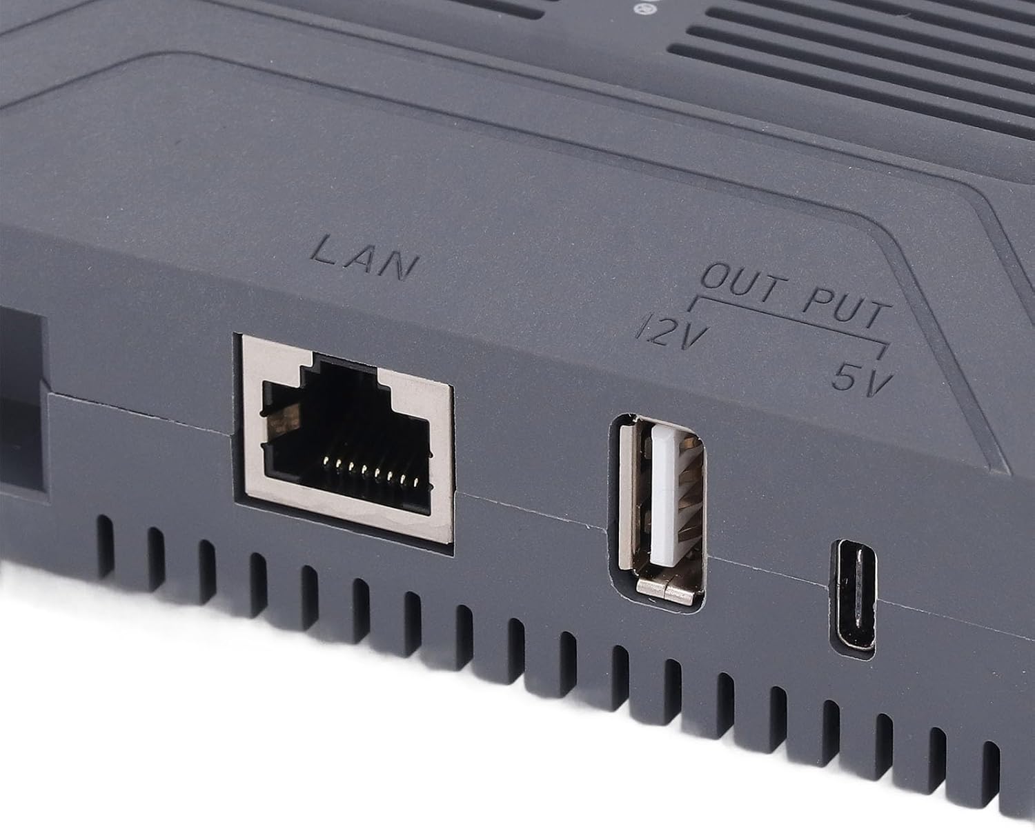 Eujgoov GigE PoE Injector, 200W High Power, Rectangular Satellite Compatible, Gigabit Ethernet, USB A & C Charging, ESD Protected