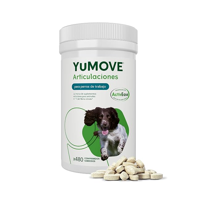 Yumove Condroprotector Perros Trabajo, 480 Comprimidos ActivEase Movilidad