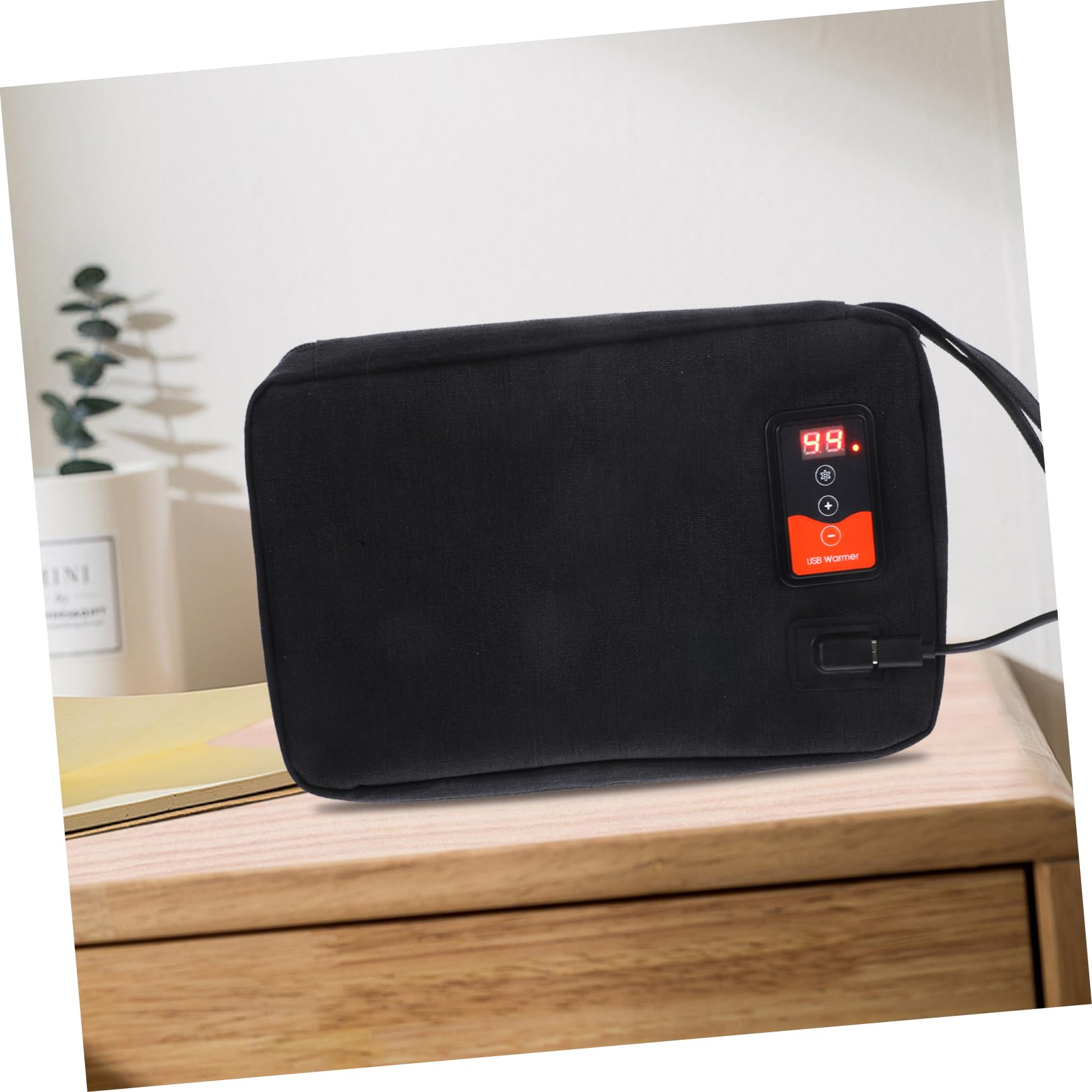 Calentador Ajustable de USB Temperatura Portátil Toallitas para Ñiño